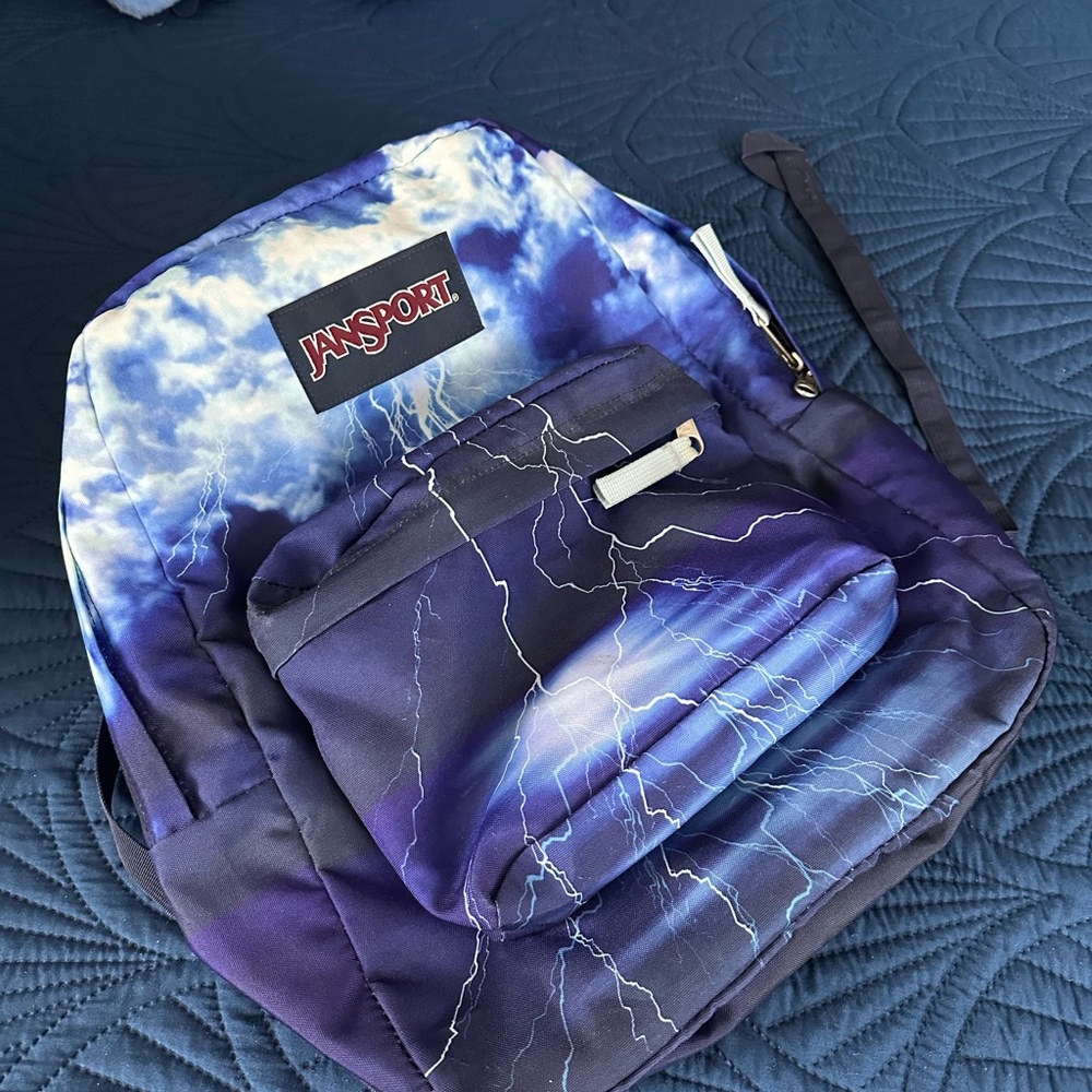 JanSport Thunderstorm Blue Backpack